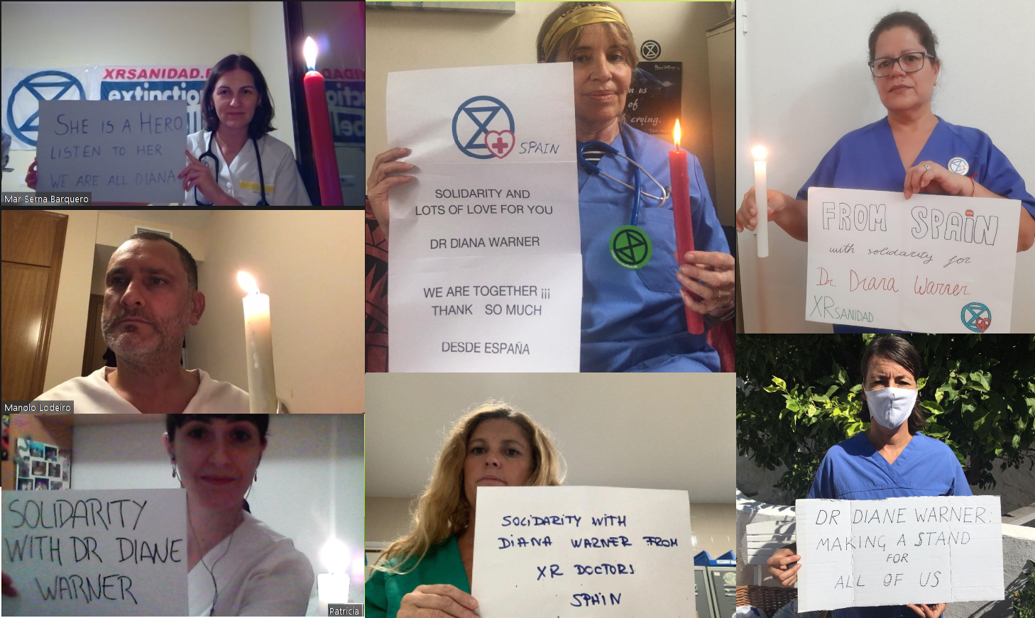 Vigilia virtual por Diana Warner